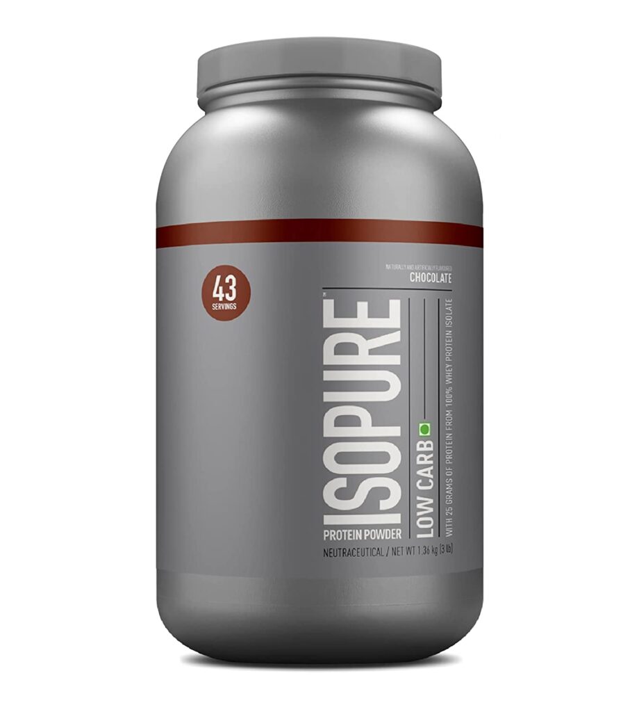 Isopure Low Carb 100% Whey Protein Isolate Powder